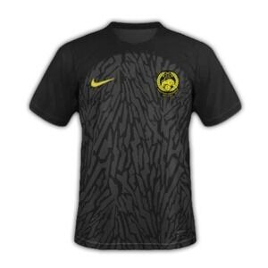Nike Authentic Men's Black Malaysia Sportswear T-Shirt‎ Medium